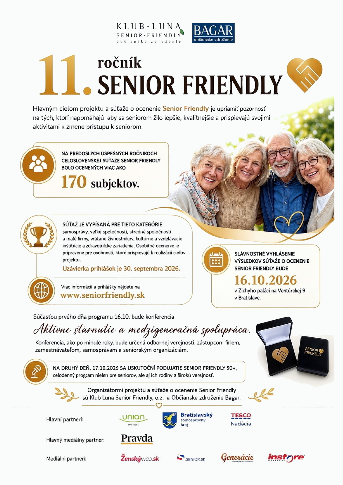 Senior Friendly 11. ročník - plagát