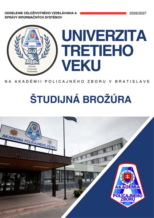 Študijná brožúra UTV 2026/2027