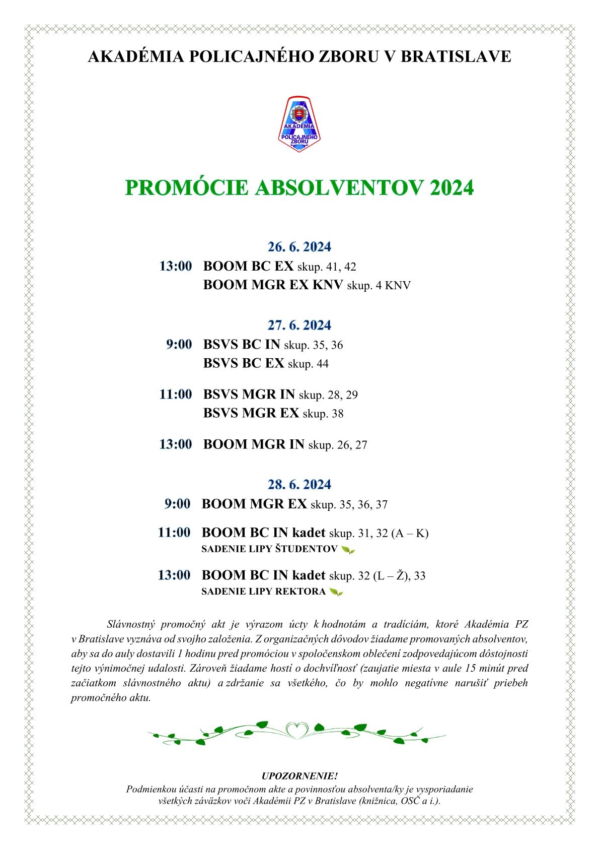 Promocie 2023/2024