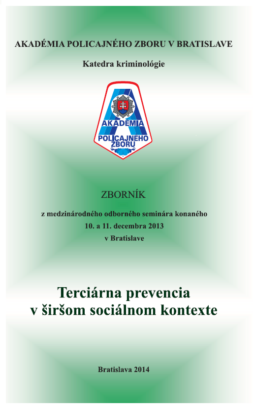 Terciárna prevencia - zborník 2014